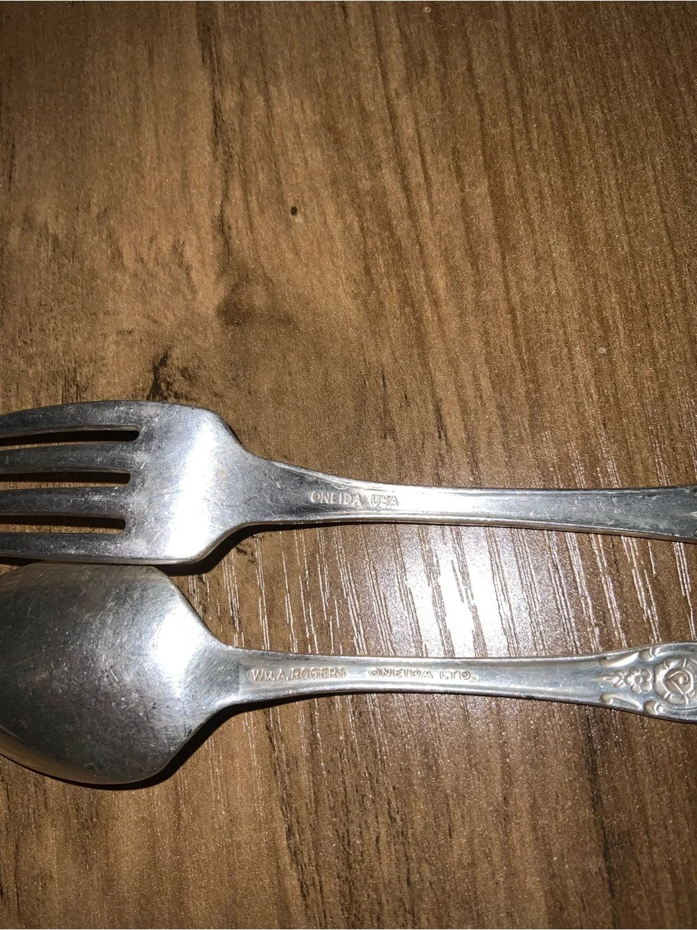 Vintage WMA Rogers Oneida Silver Plate Flatware Vanessa Francesca 7 Piece Lot